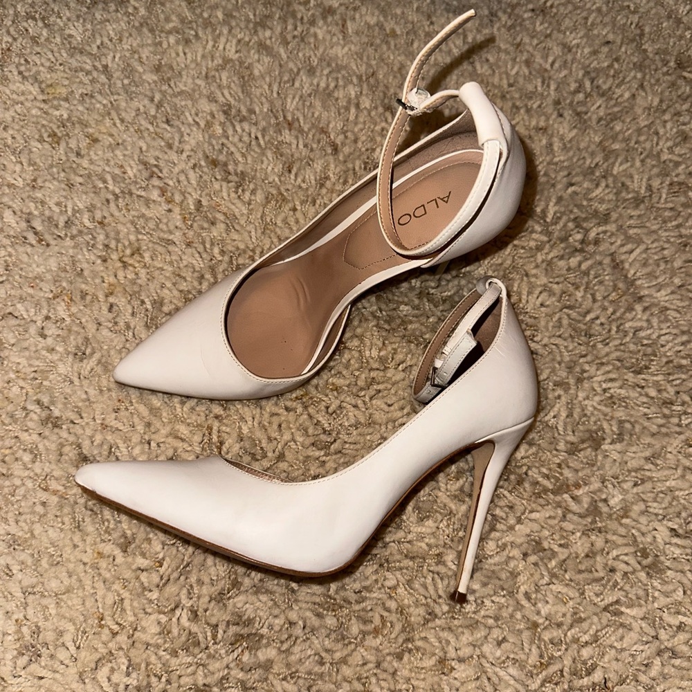 ALDO Women's White Stiletto Heels